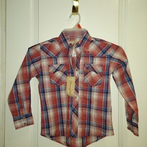 Nwt Wrangler american cowboys boys Med 7-8